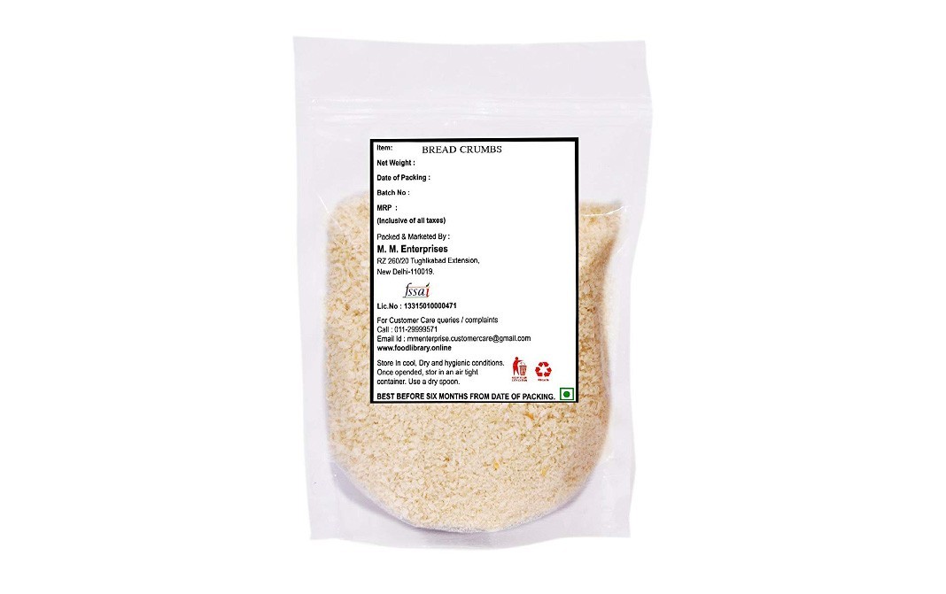 Food Library Panko Bread Crumbs    Pack  195 grams
